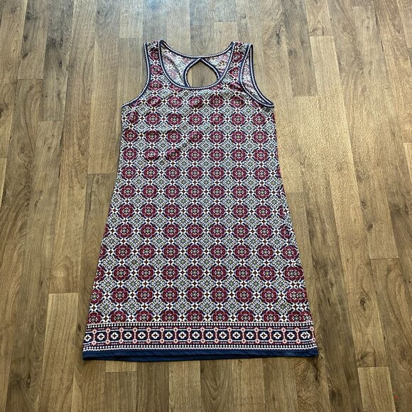 Max Studio Geometric Shift Dress Sleeveless Size Large - Picture 1 of 7